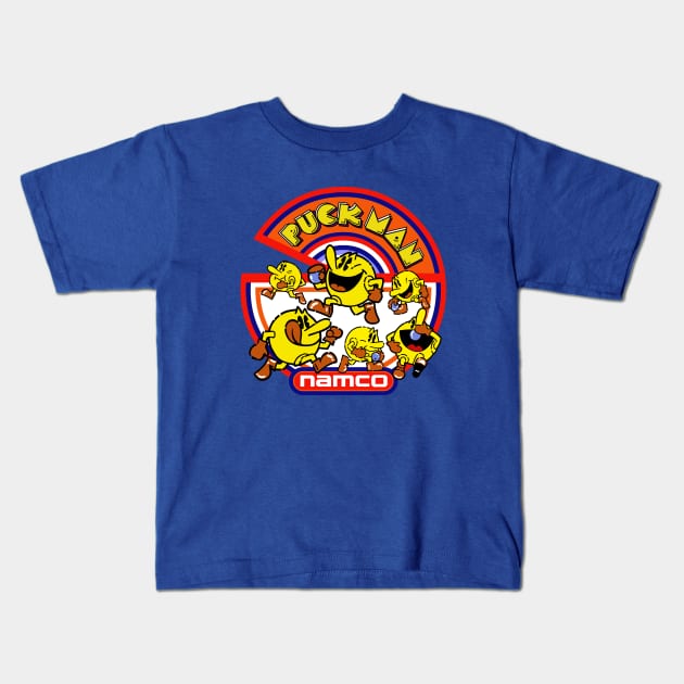 PuckMan Kids T-Shirt by WayBack